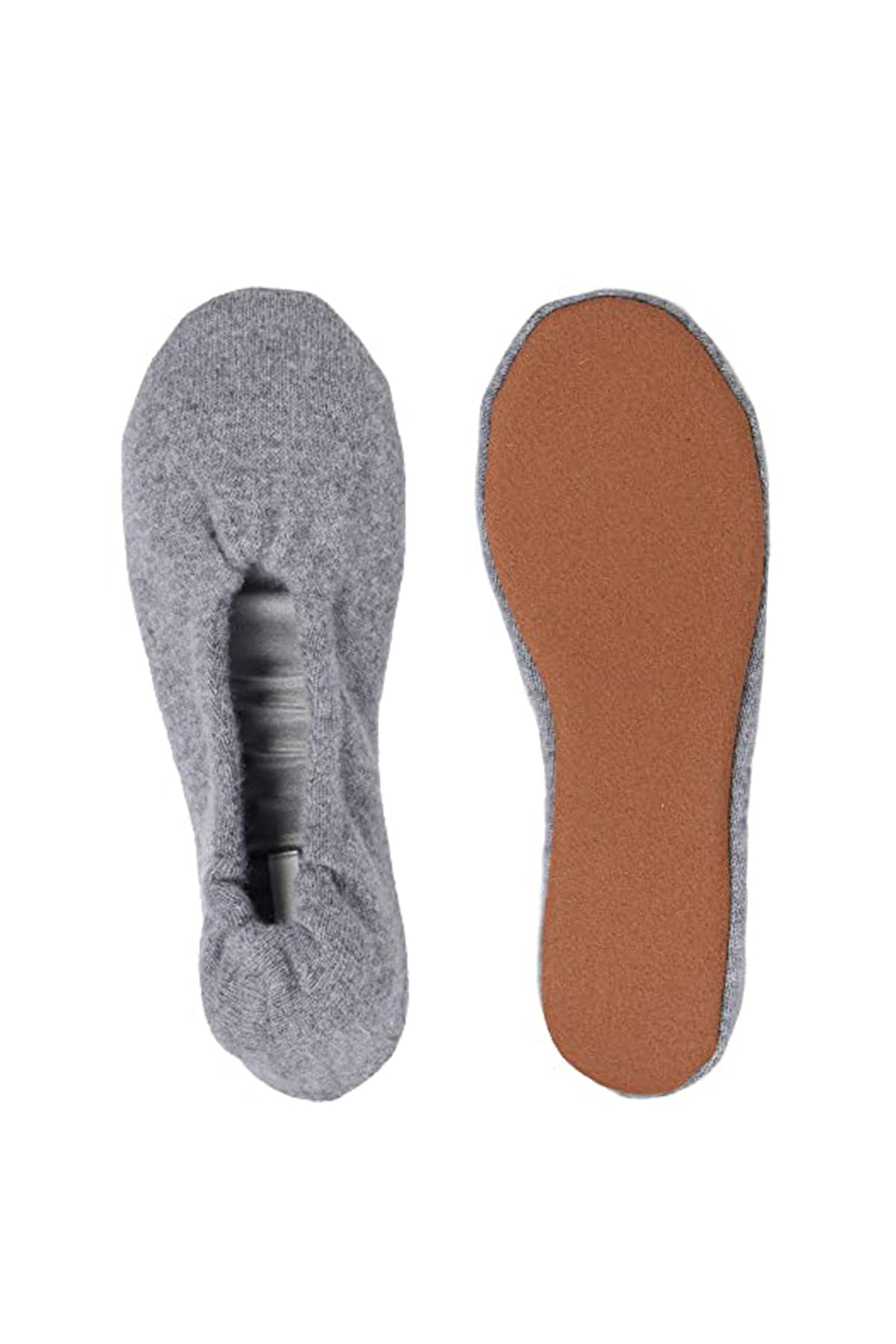 CASHMERE BALLET FLAT SLIPPERS BY SKIN - Velvet Staging 2.0-26916090347716