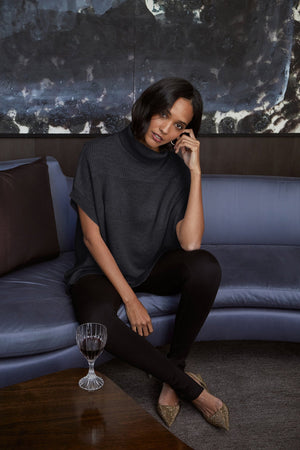 CASSIA CASHMERE PONCHO - Velvet Staging 2.0