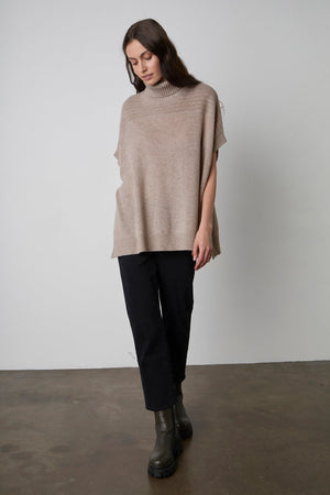 CASSIA CASHMERE PONCHO - Velvet Staging 2.0