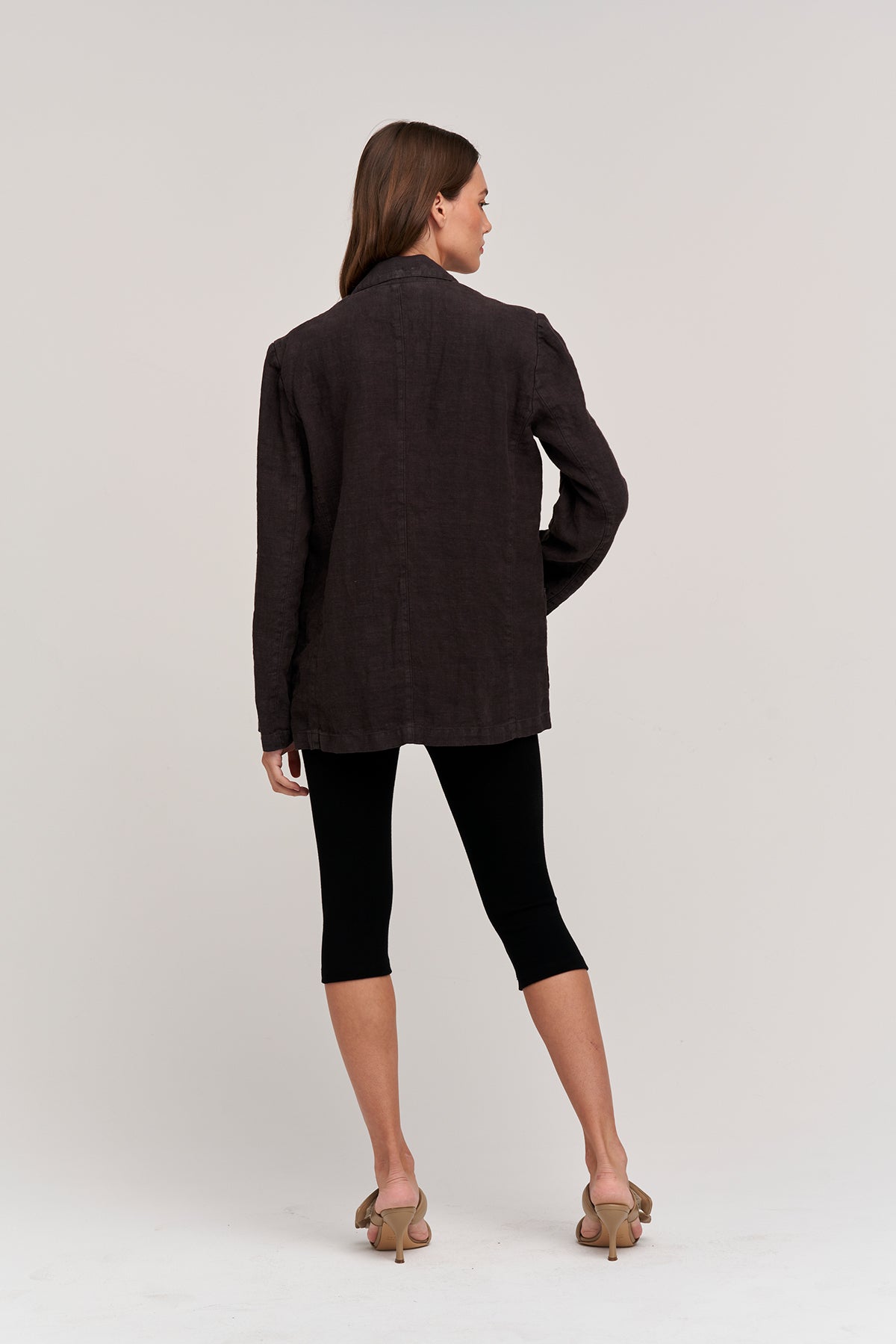 CASSIE HEAVY LINEN BLAZER - Velvet Staging 2.0