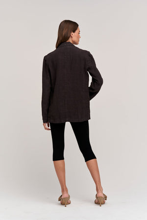 CASSIE HEAVY LINEN BLAZER - Velvet Staging 2.0