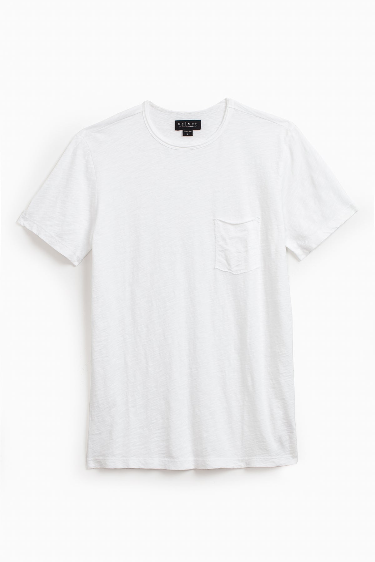   CHAD RAW EDGE COTTON SLUB POCKET TEE - Velvet Staging 2.0 