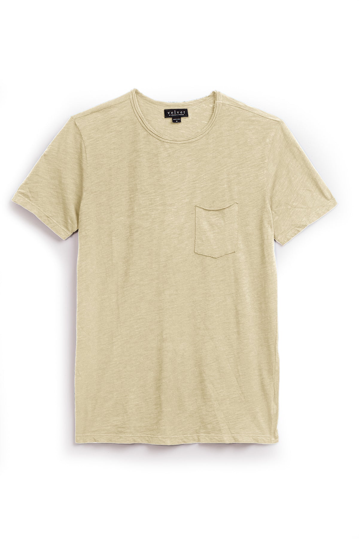   CHAD RAW EDGE COTTON SLUB POCKET TEE - Velvet Staging 2.0 