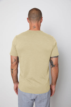 CHAD RAW EDGE COTTON SLUB POCKET TEE - Velvet Staging 2.0