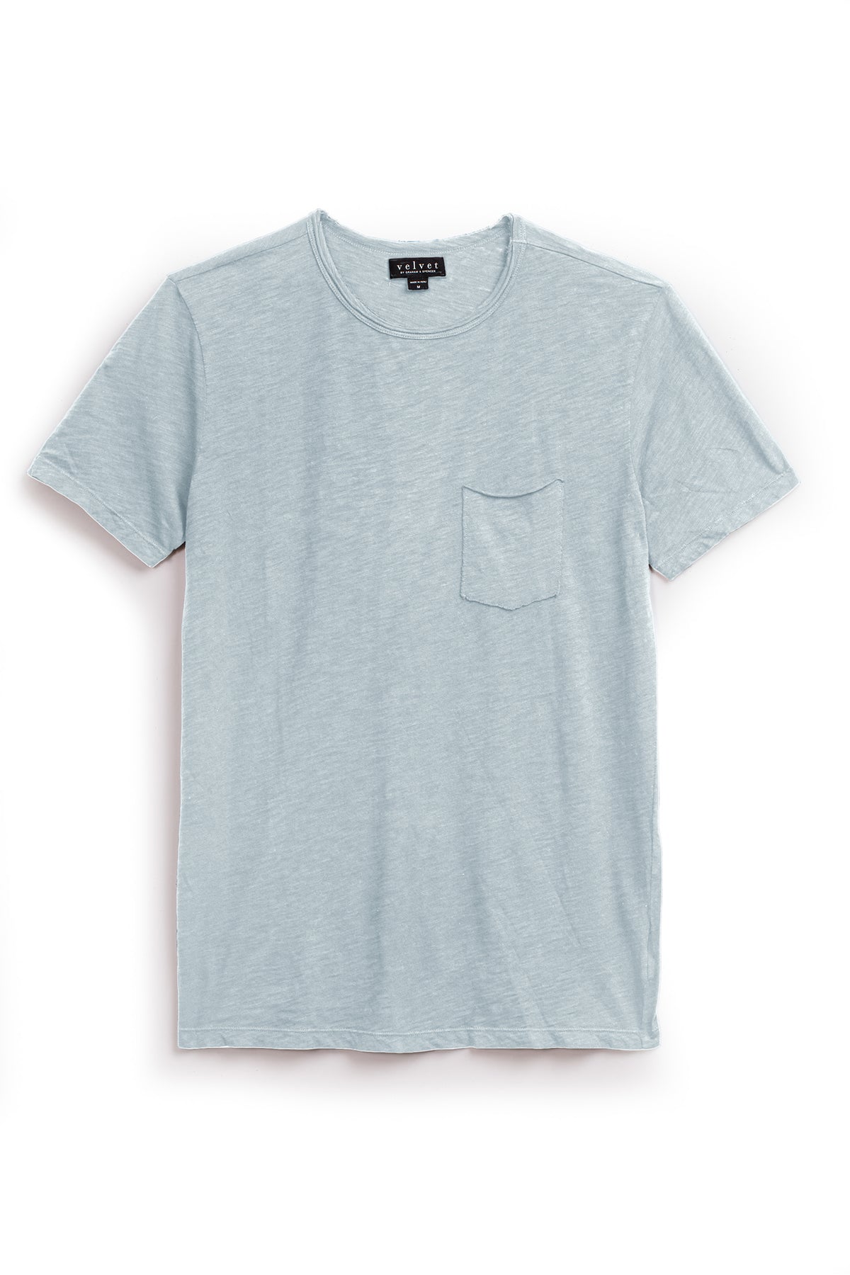   CHAD RAW EDGE COTTON SLUB POCKET TEE - Velvet Staging 2.0 