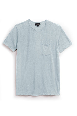 CHAD RAW EDGE COTTON SLUB POCKET TEE - Velvet Staging 2.0