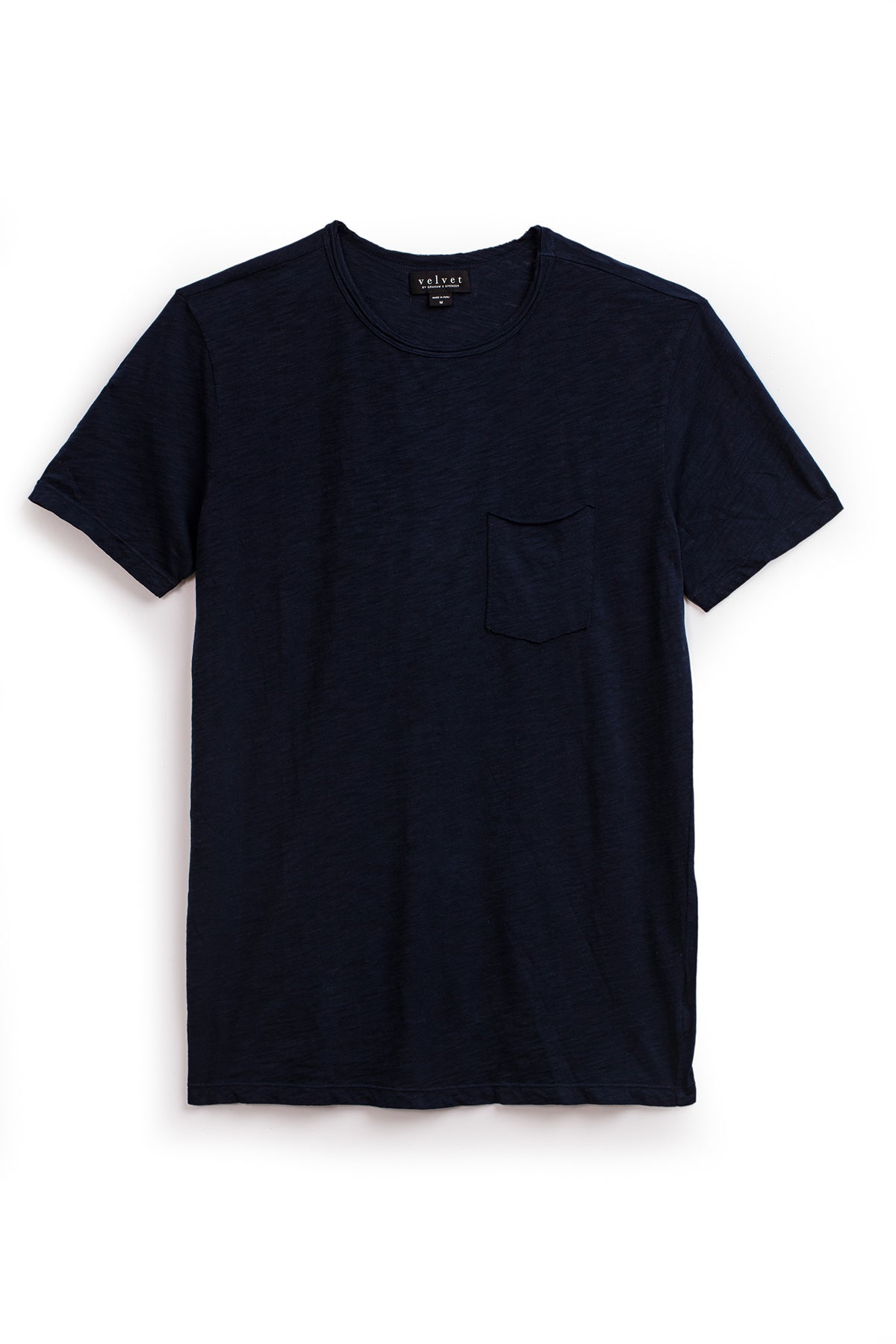   CHAD RAW EDGE COTTON SLUB POCKET TEE - Velvet Staging 2.0 