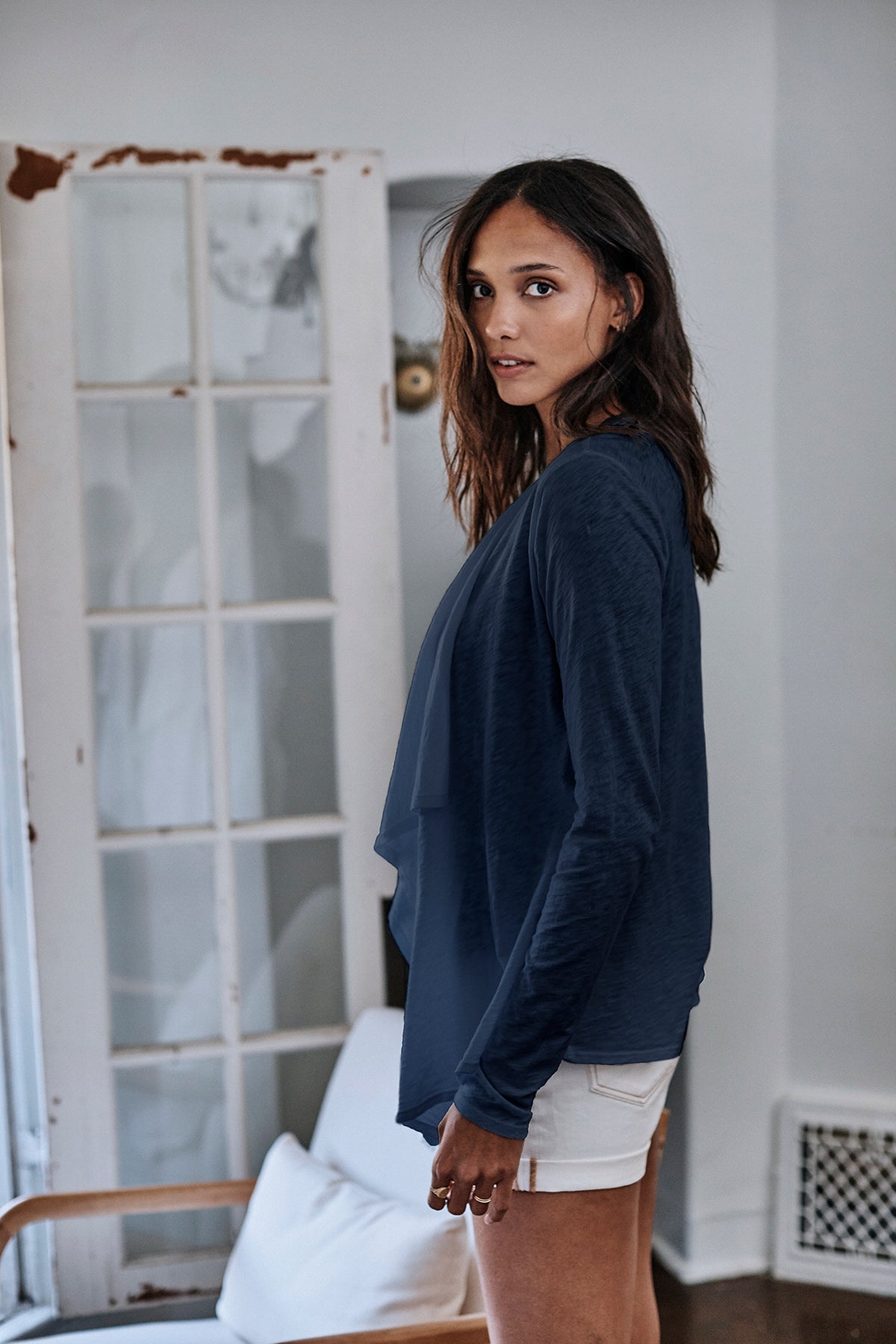 CHAMPAGNE OPEN CARDIGAN - Velvet Staging 2.0