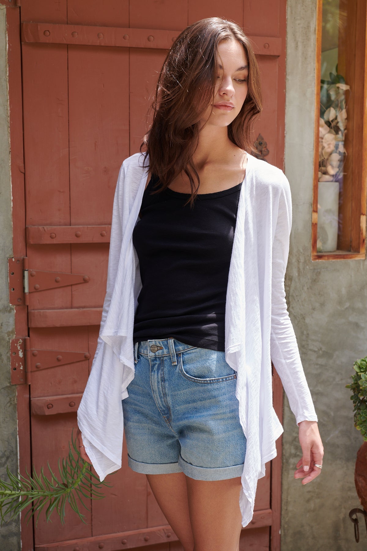 CHAMPAGNE OPEN CARDIGAN - Velvet Staging 2.0