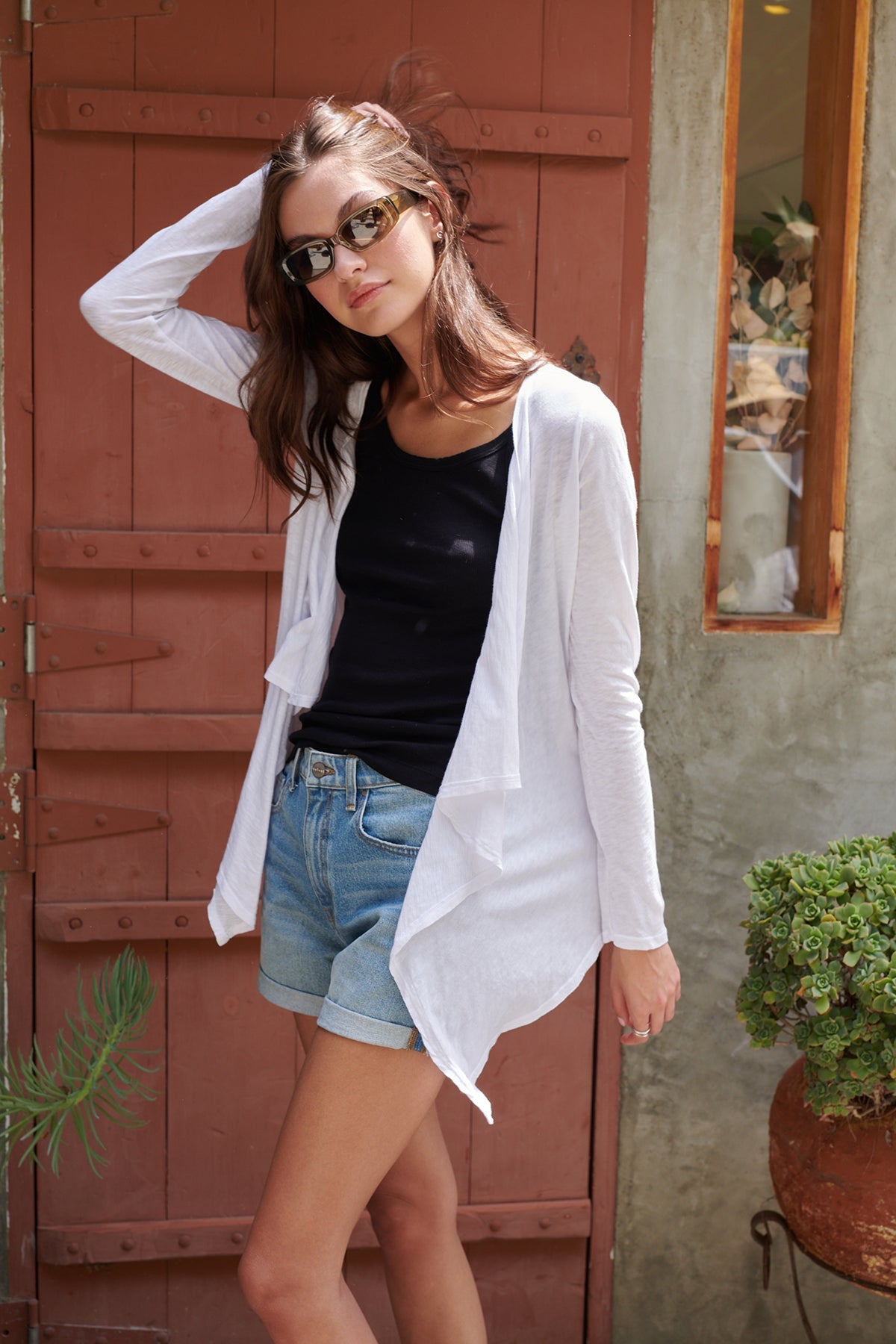 CHAMPAGNE OPEN CARDIGAN - Velvet Staging 2.0-26916094574788