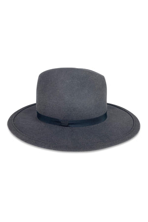 CHELSEA RIBBON TRIM FEDORA - Velvet Staging 2.0