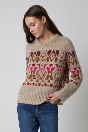 CHEYENNE FAIR ISLE SWEATER - Velvet Staging 2.0