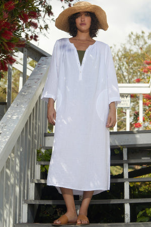 CHRISTELLE COTTON GAUZE MIDI DRESS - Velvet Staging 2.0