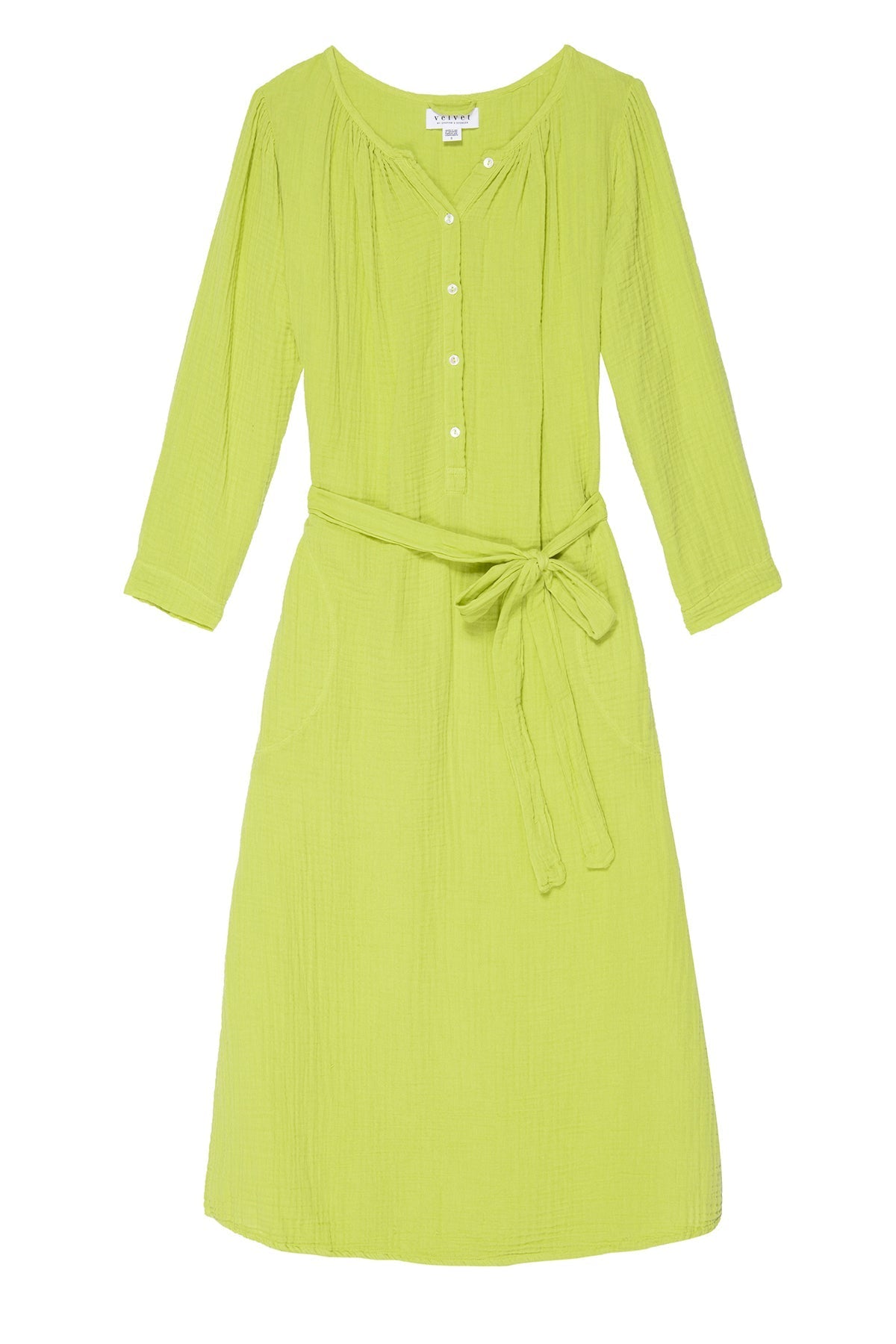 CHRISTELLE COTTON GAUZE MIDI DRESS - Velvet Staging 2.0