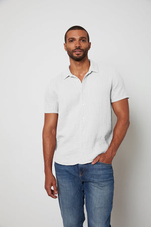 CHRISTIAN BUTTON-UP SHIRT - Velvet Staging 2.0