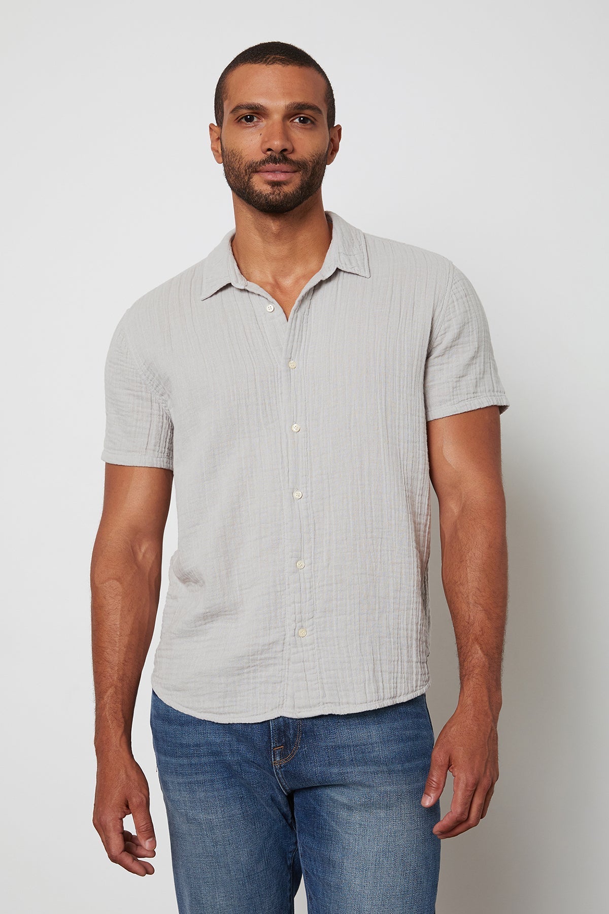 CHRISTIAN BUTTON-UP SHIRT - Velvet Staging 2.0