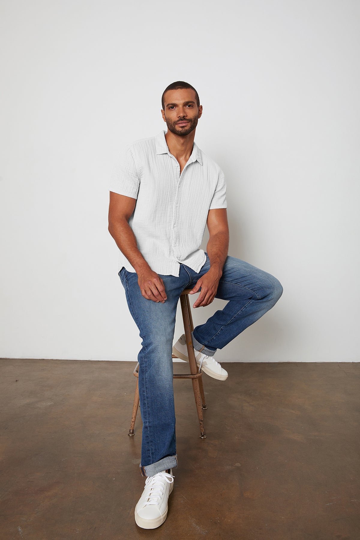 CHRISTIAN BUTTON-UP SHIRT - Velvet Staging 2.0