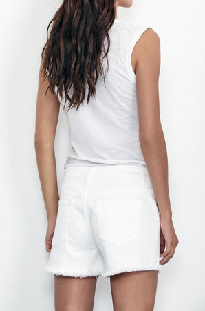 CINDY FRAYED HEM BOYFRIEND SHORTS - Velvet Staging 2.0