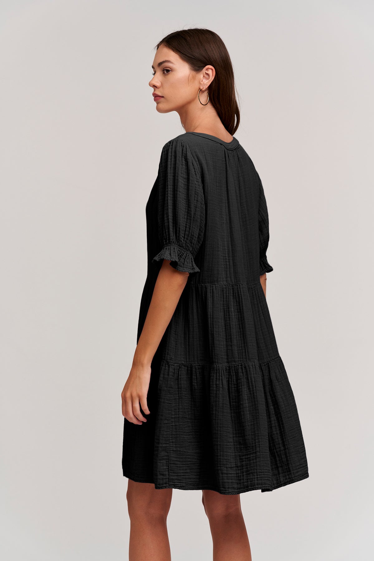 CLARISSA COTTON GAUZE TIERED DRESS - Velvet Staging 2.0