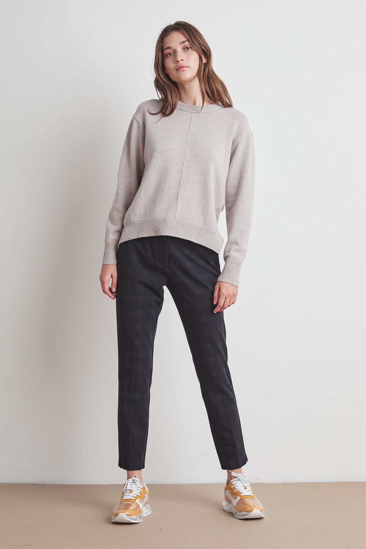 CLARISSA WOOL BLEND SPLIT HEM SWEATER - Velvet Staging 2.0