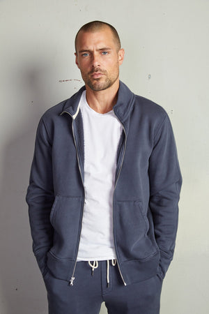 CLAYTON ZIP UP JACKET - Velvet Staging 2.0