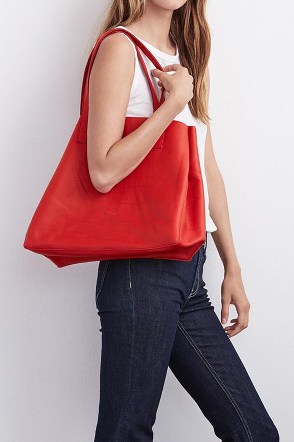 CLOVER LEATHER TOTE Velvet by Graham & Spencer-26916099424452