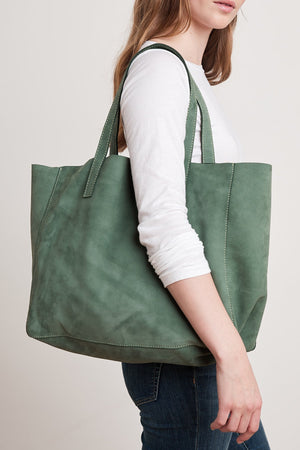 CLOVER LEATHER TOTE Velvet by Graham & Spencer