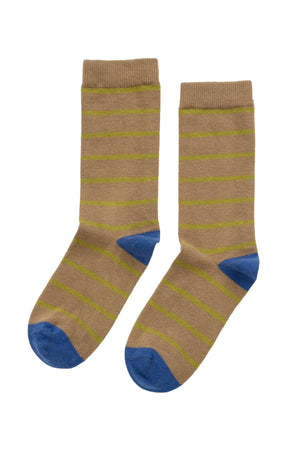 CLUB STRIPE CREW SOCK BY LITTLE RIVER SOCK MILL - Velvet Staging 2.0