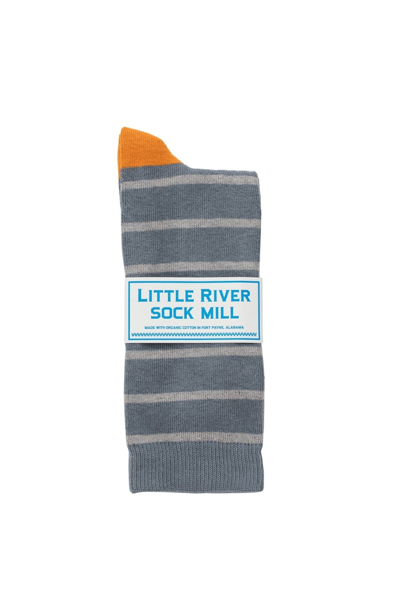 CLUB STRIPE CREW SOCK BY LITTLE RIVER SOCK MILL - Velvet Staging 2.0-26916098048196