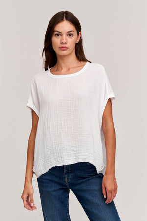 CORA BOXY TEE - Velvet Staging 2.0