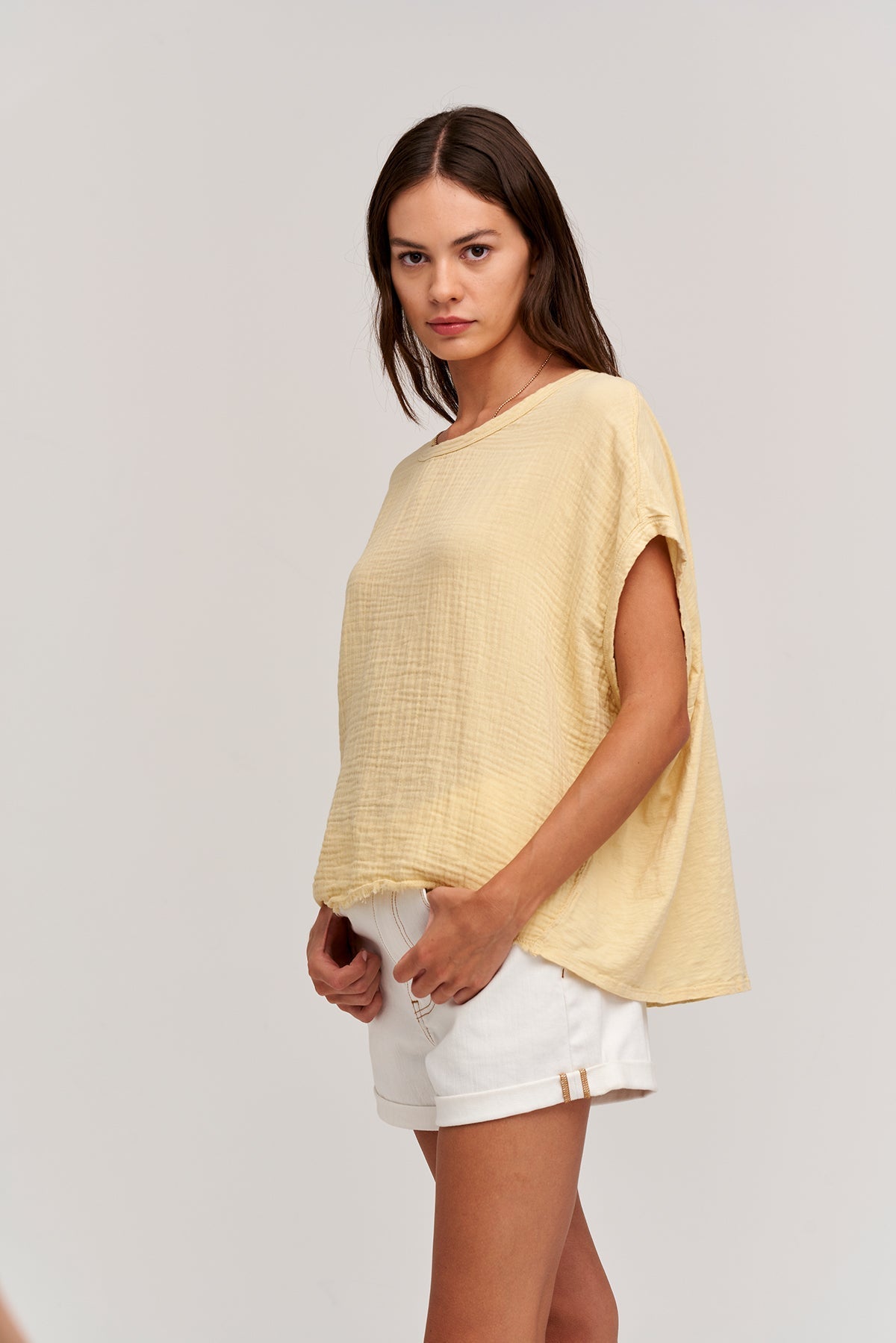 CORA BOXY TEE - Velvet Staging 2.0