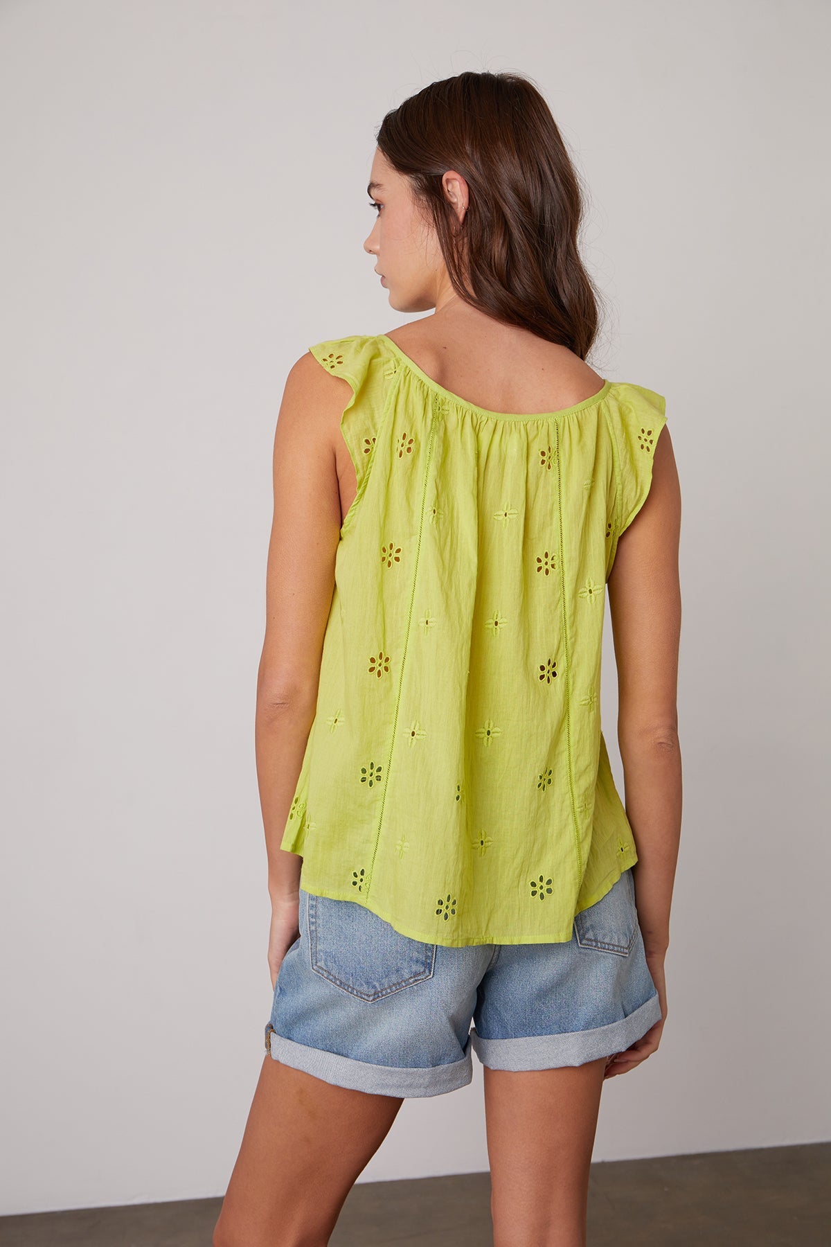 coco top lime back and natalie short