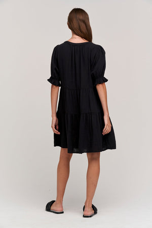 Clarissa Dress Black Back
