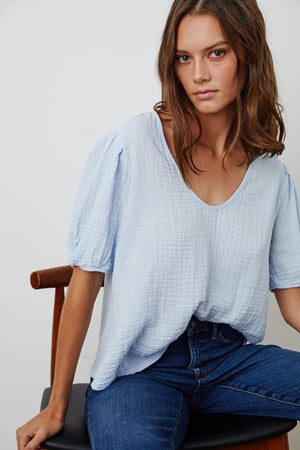 LOUISA PUFF SLEEVE TOP