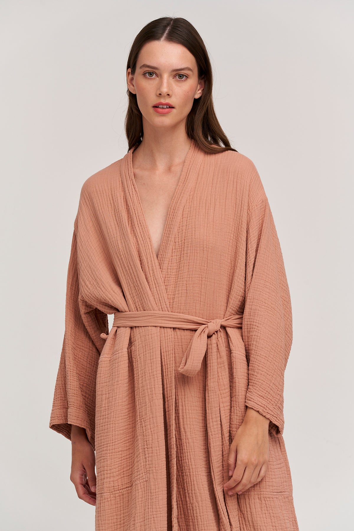 COTTON GAUZE ROBE - Velvet Staging 2.0-26916109975748