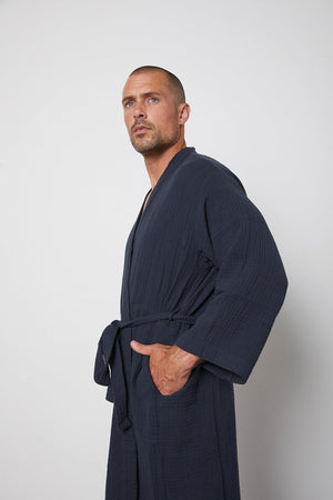 COTTON GAUZE ROBE - Velvet Staging 2.0