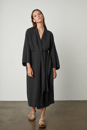 COTTON GAUZE ROBE - Velvet Staging 2.0