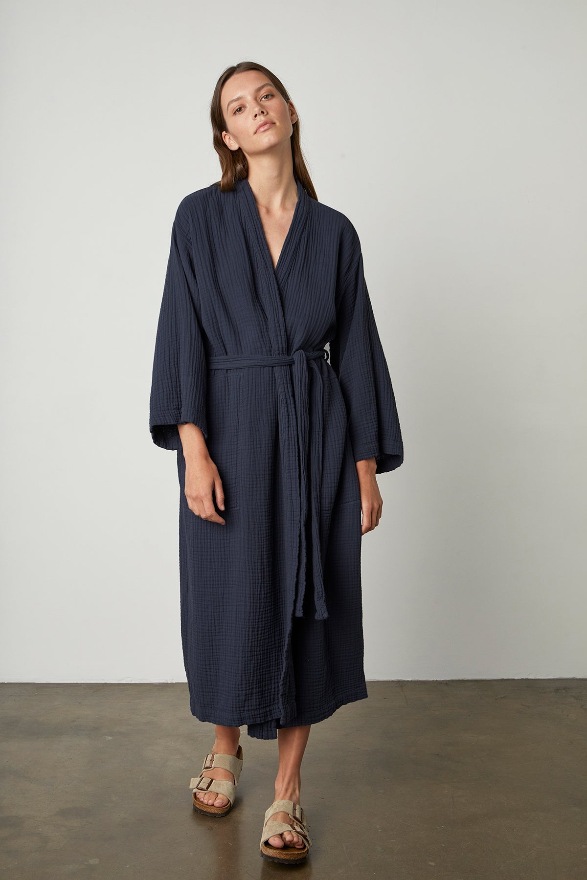 COTTON GAUZE ROBE - Velvet Staging 2.0