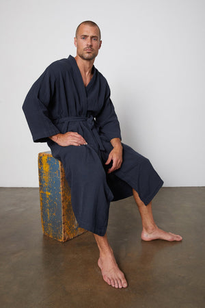 COTTON GAUZE ROBE - Velvet Staging 2.0