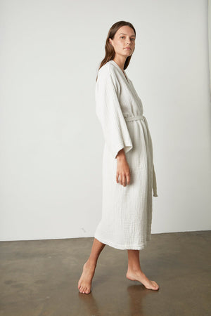 COTTON GAUZE ROBE - Velvet Staging 2.0