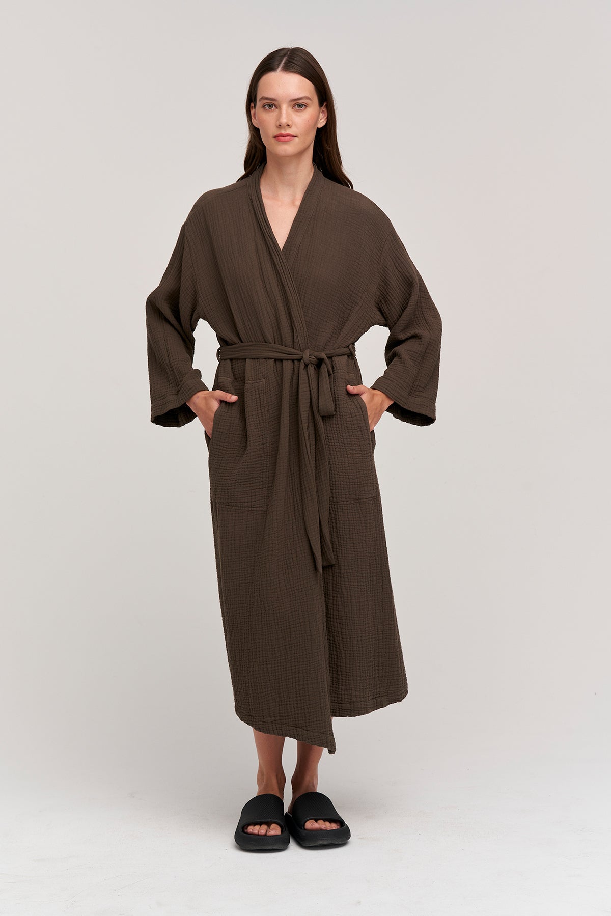 COTTON GAUZE ROBE - Velvet Staging 2.0