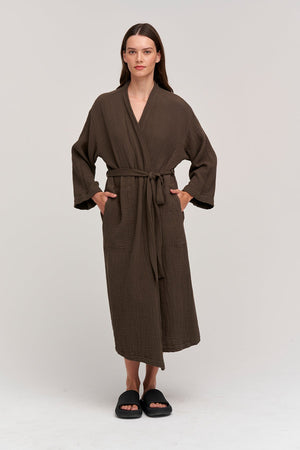 COTTON GAUZE ROBE - Velvet Staging 2.0