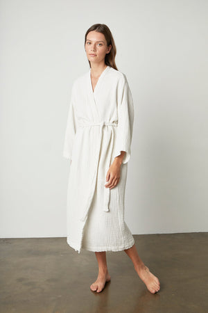 COTTON GAUZE ROBE - Velvet Staging 2.0