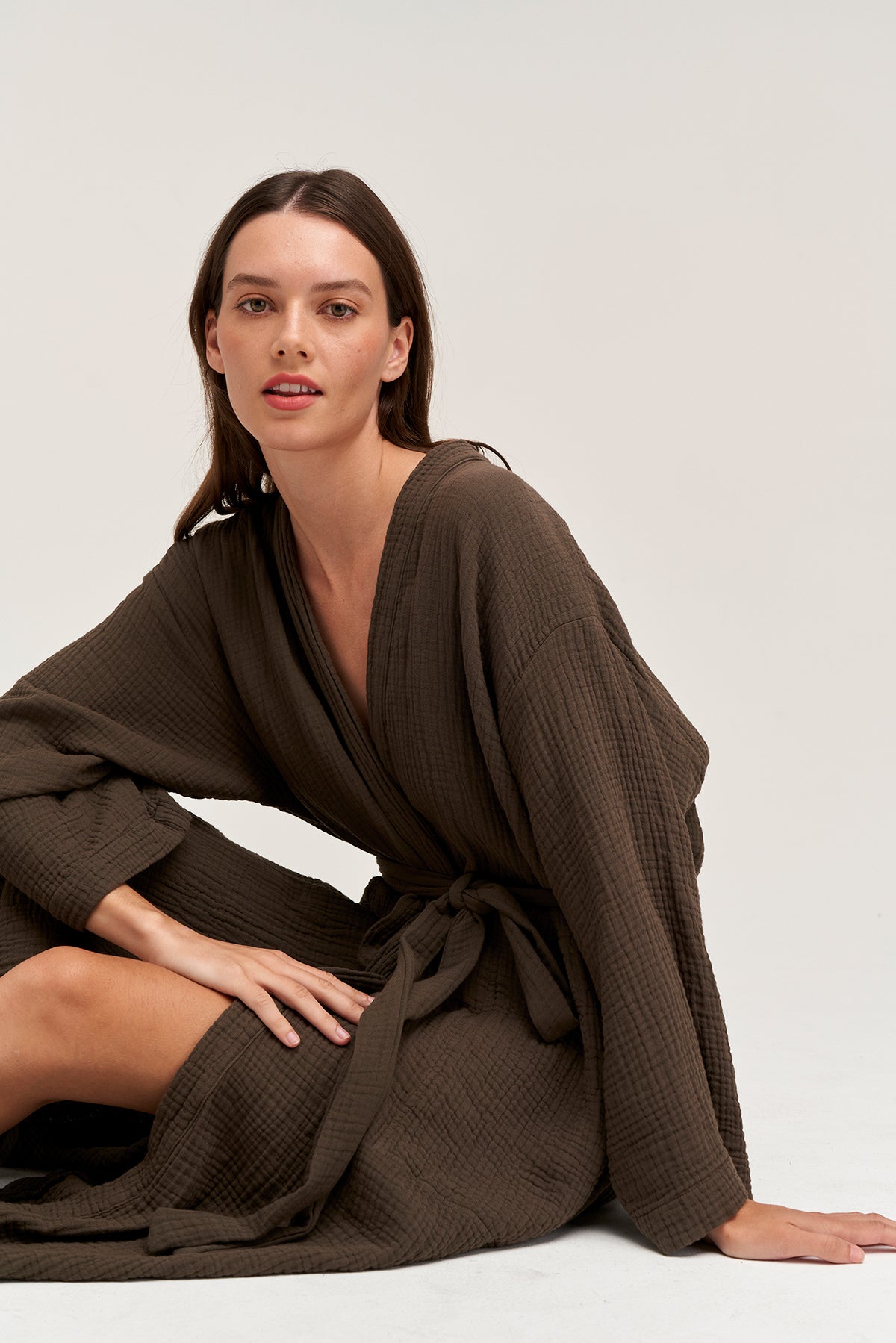 COTTON GAUZE ROBE - Velvet Staging 2.0
