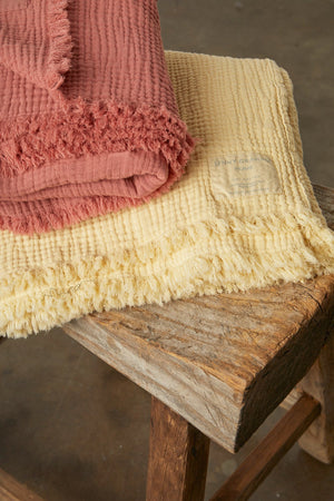 COTTON GAUZE THROW - Velvet Staging 2.0