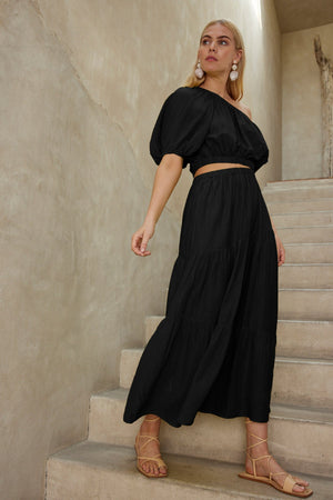 CRISTA ONE SHOULDER MAXI DRESS - Velvet Staging 2.0