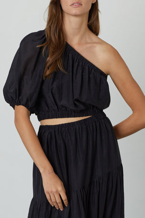 CRISTA ONE SHOULDER MAXI DRESS - Velvet Staging 2.0