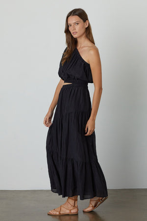 CRISTA ONE SHOULDER MAXI DRESS - Velvet Staging 2.0