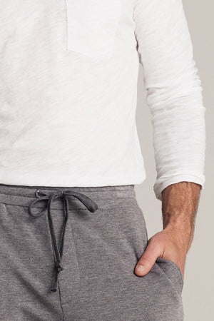 CROSBY CHARCOAL LUXE FLEECE JOGGER - Velvet Staging 2.0