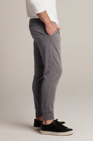 CROSBY CHARCOAL LUXE FLEECE JOGGER - Velvet Staging 2.0